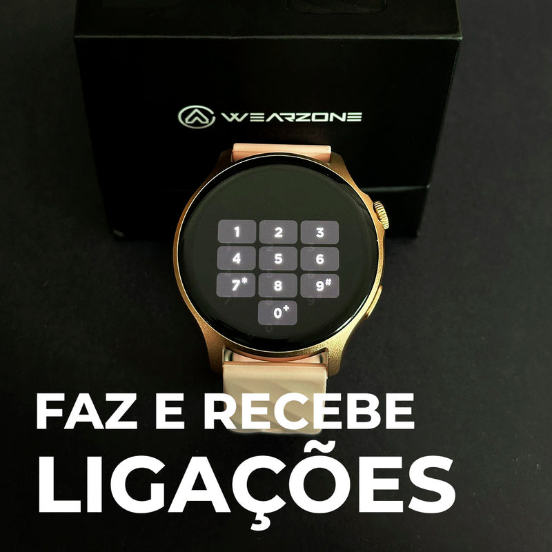 Relógio Lite Wearzone/A prova de  água/ bateria longa /