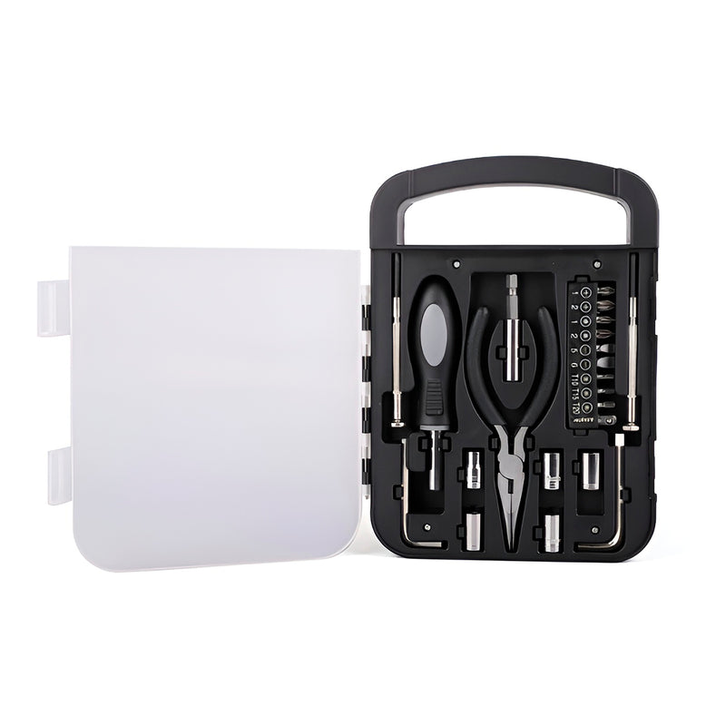 Conjunto Kit Ferramentas Alicate Chave de Fenda Utilidades