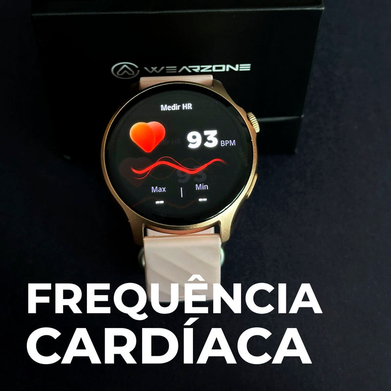 Relógio Lite Wearzone/A prova de  água/ bateria longa /