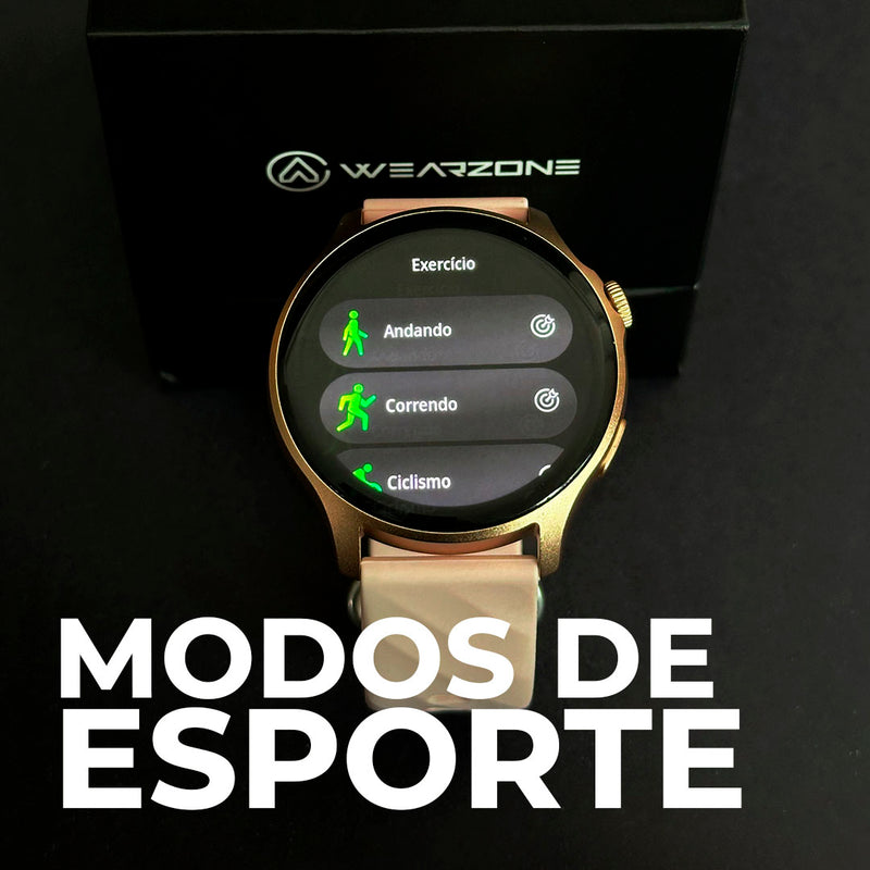 Relógio Lite Wearzone/A prova de  água/ bateria longa /