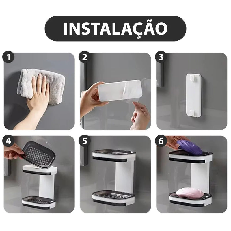 Supote de sabonete dupla